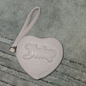 Juicy Couture Pink Heart Wristlet